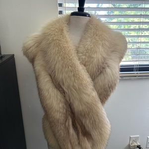 Authentic Canadian Fox Tail Scarf